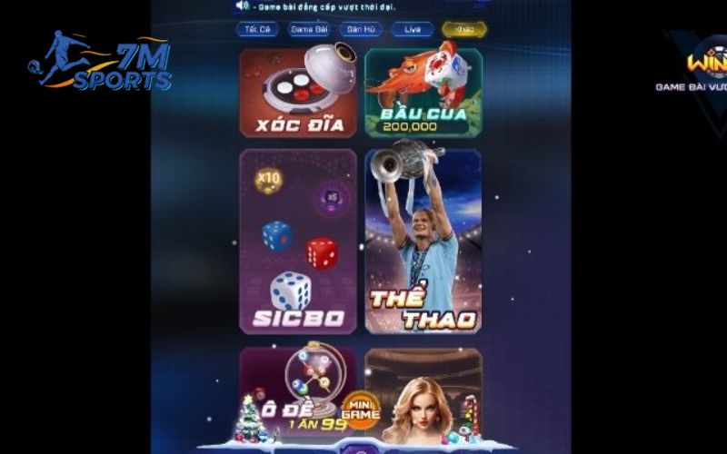 Kho game đa dạng, hấp dẫn