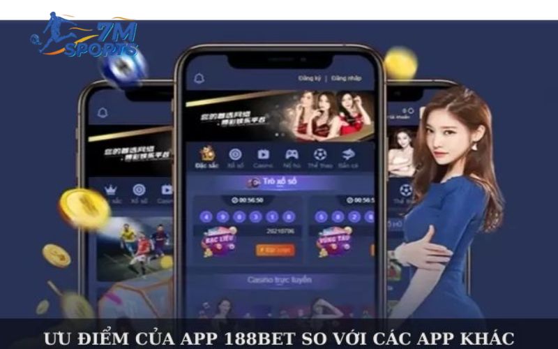 Ưu điểm của app 188bet so với các app khác
