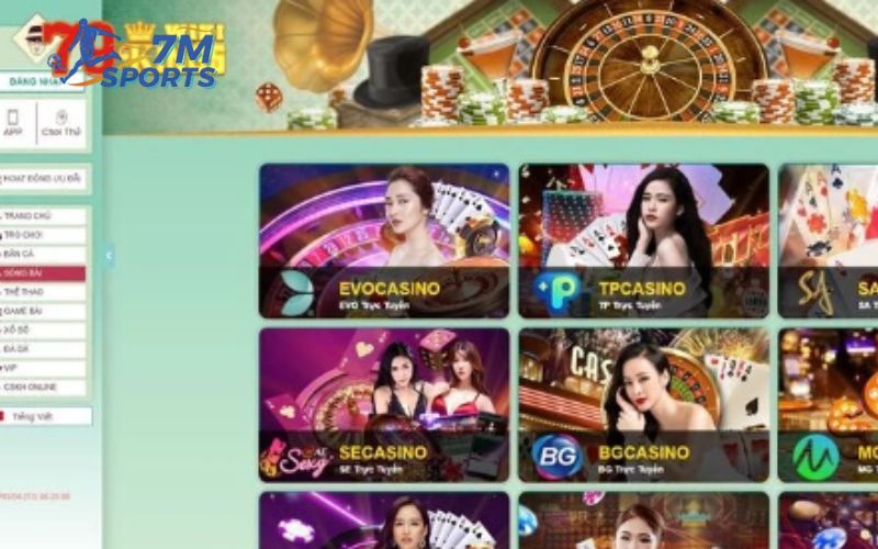 Khám phá chơi casino đổi tiền tại 79King