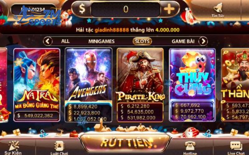 Những sảnh game nổ hũ sunwin khét tiếng